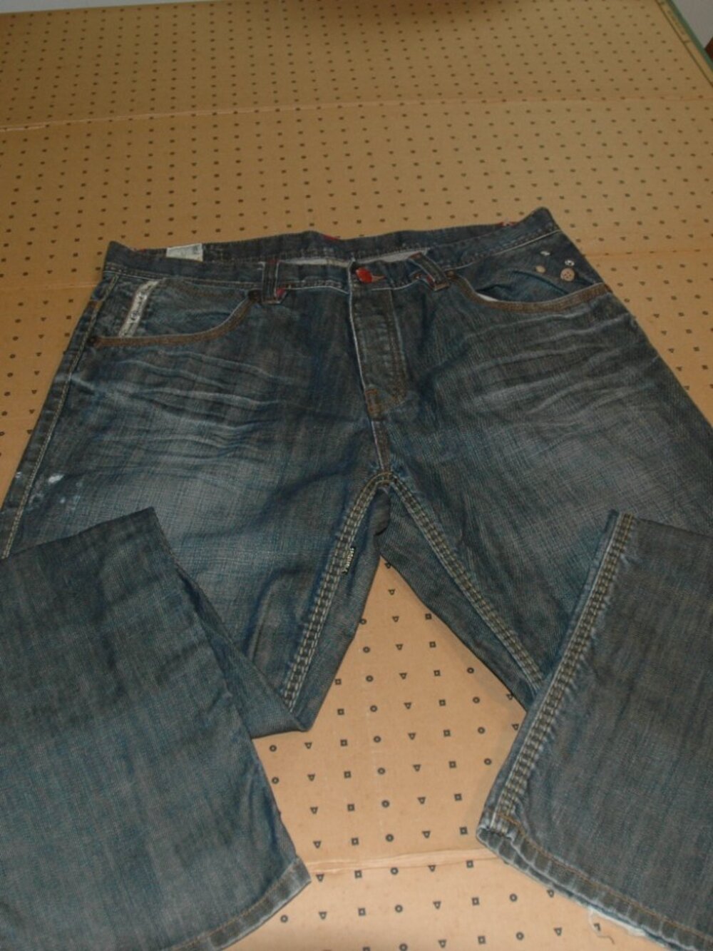 Parish Nation Buttonfly Jeans  38 W 32 L